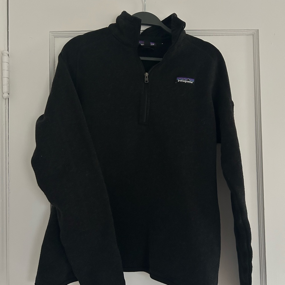Patagonia Women’s Better Sweater 1/4 Zip Fleece Black
